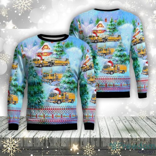 Carson City Nevada Carson City Fire Department AOP Ugly Christmas Sweater Unique Christmas Gift Product Photo 1