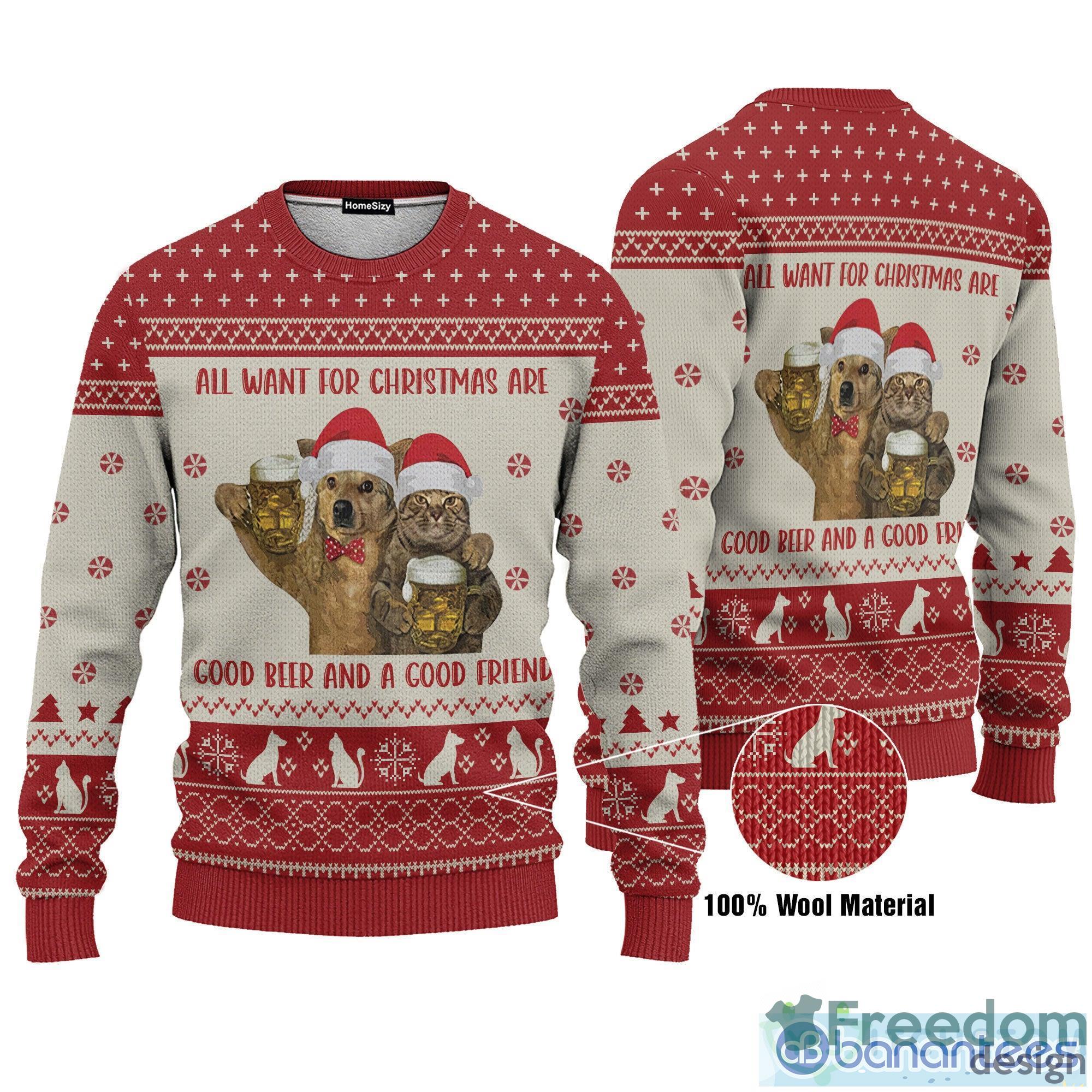 It's Time For Miller Lite 3D Ugly Christmas Sweater Men And Women Christmas  Gift - Limotees