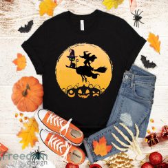 Cat Witch Moon Halloween Animal Pet Kitten T-Shirt Halloween Gift Sweatshirt Hoodie