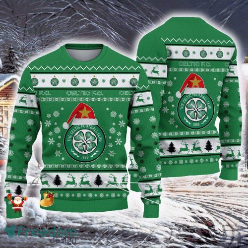 Celtic F.C. spfl Ugly Christmas Sweaters For Fans Gift Unisex Christmas Tree Sweatshirt - Celtic F.C. spfl Ugly Christmas Sweaters For Fans Gift Unisex Christmas Tree Sweatshirt