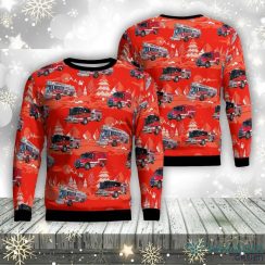 Centerville Massachusetts COMM Fire Rescue & Emergency Services AOP Ugly Christmas Sweater Unique Christmas Gift