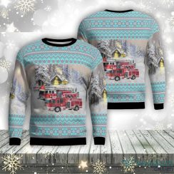 Centralia Illinois Centralia City Fire Department AOP Ugly Christmas Sweater Unique Christmas Gift