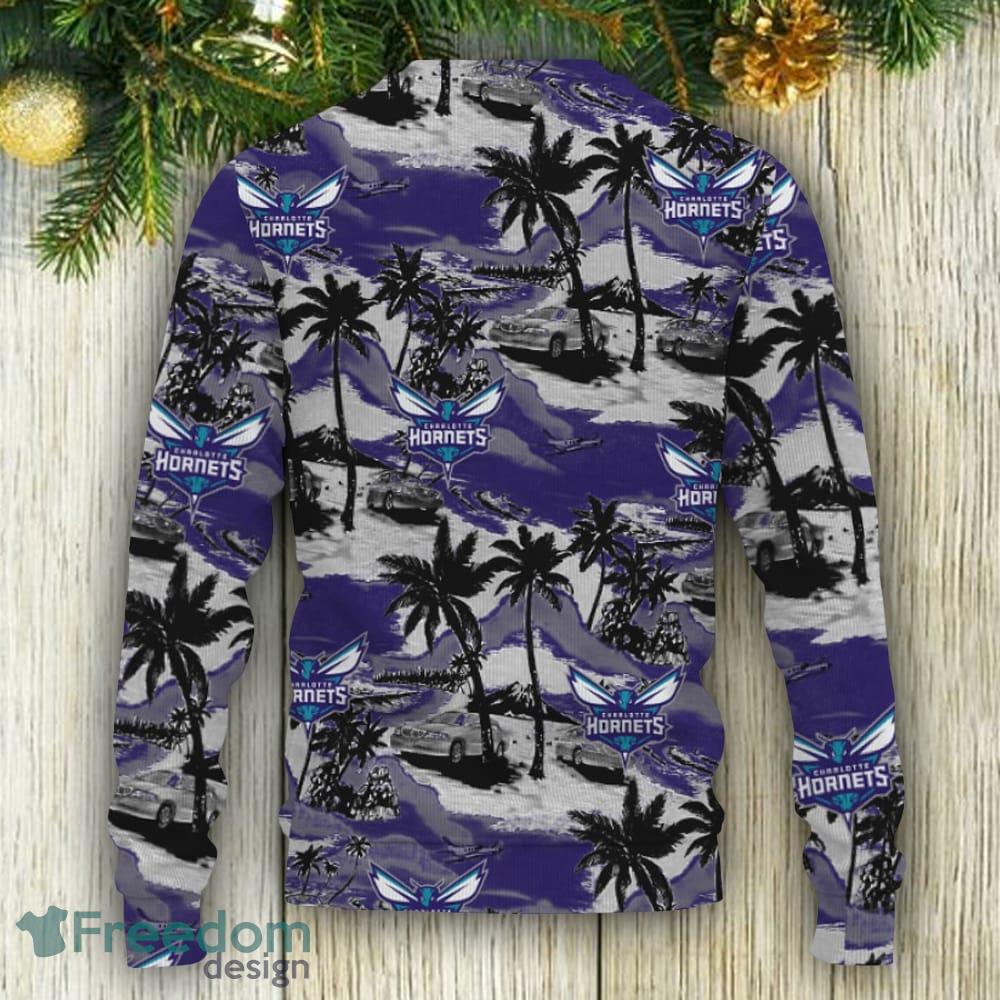 Charlotte Hornets New Trends Custom Name And Number Christmas Hawaiian  Shirt - Freedomdesign