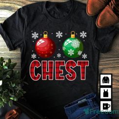 Chest Nuts Matching Chestnuts Funny Christmas Couples Chest Christmas Shirt