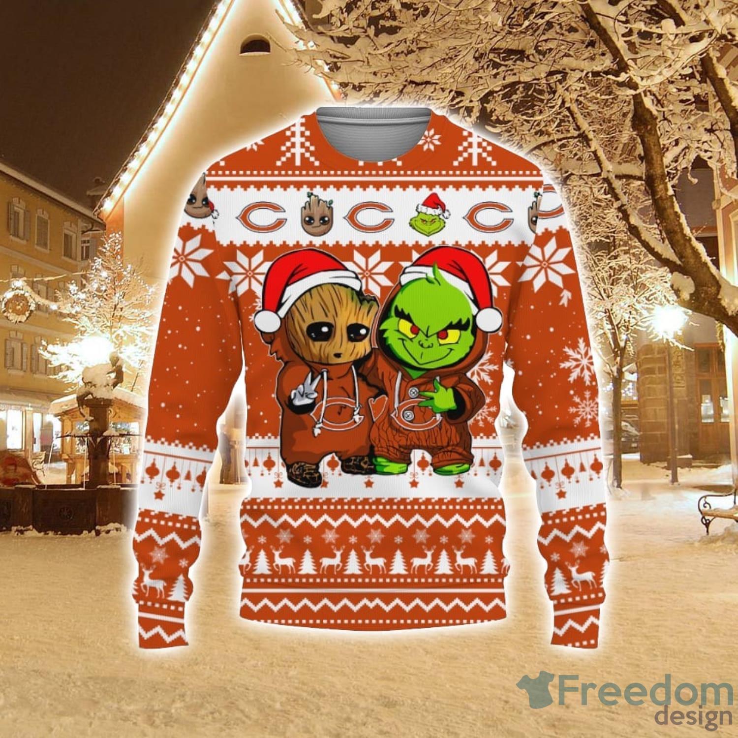 Dallas Mavericks Baby Groot And Grinch Best Friends Football American Ugly  Christmas Sweater
