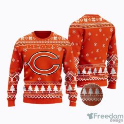 Chicago Bears Fans NFL Chicago Bears AOP Ugly Christmas Sweater Christtmas Holiday Gift