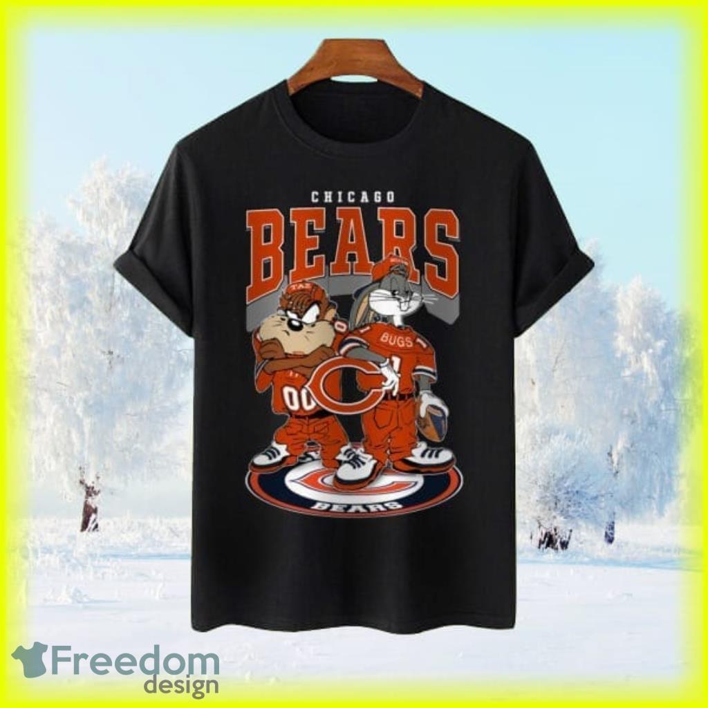 Chicago Bears Taz And bugs NFL Teams Hawaiian Shirt Gift For Men And Women