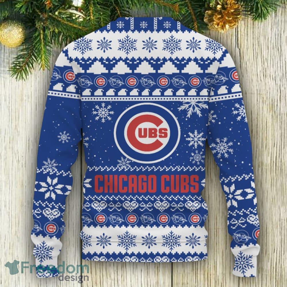 Chicago Cubs Christmas Baby Yoda Star Wars Funny Happy MLB V-Neck