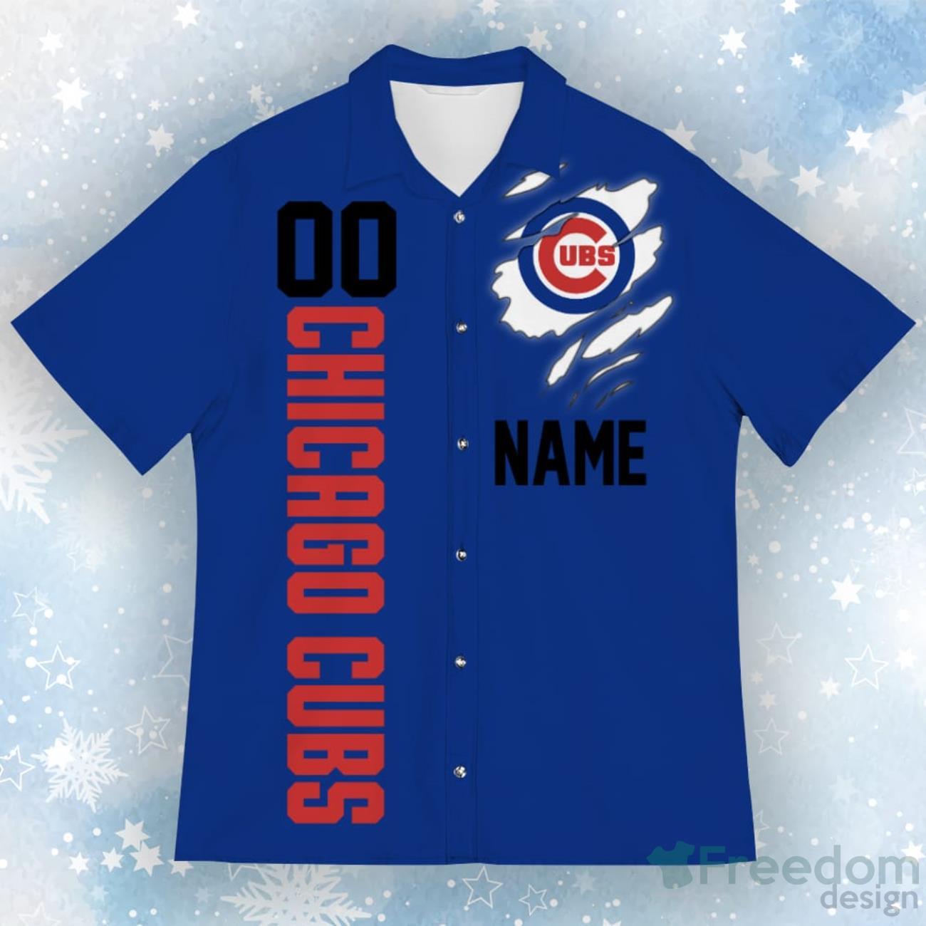 Chicago Cubs MLB Custom Name Hawaiian Shirt For Men Women Special