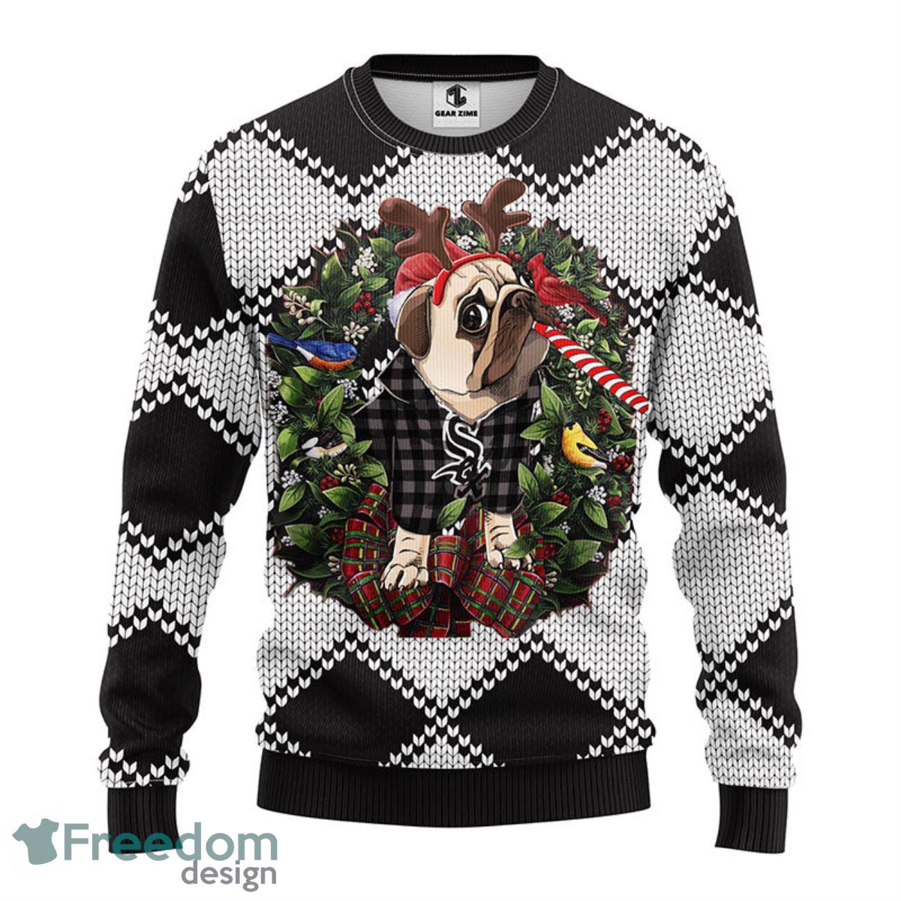 Chicago White Sox Pub Dog Christmas Ugly Sweater - Freedomdesign