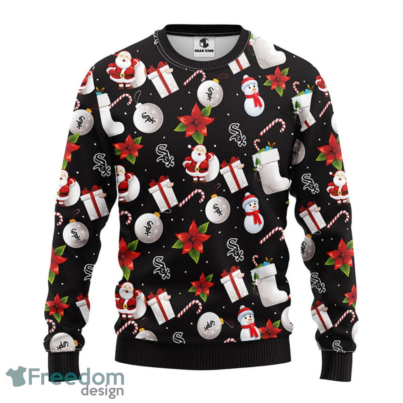 Chicago White Sox Skull Flower Ugly Christmas Ugly Sweater - Shibtee  Clothing