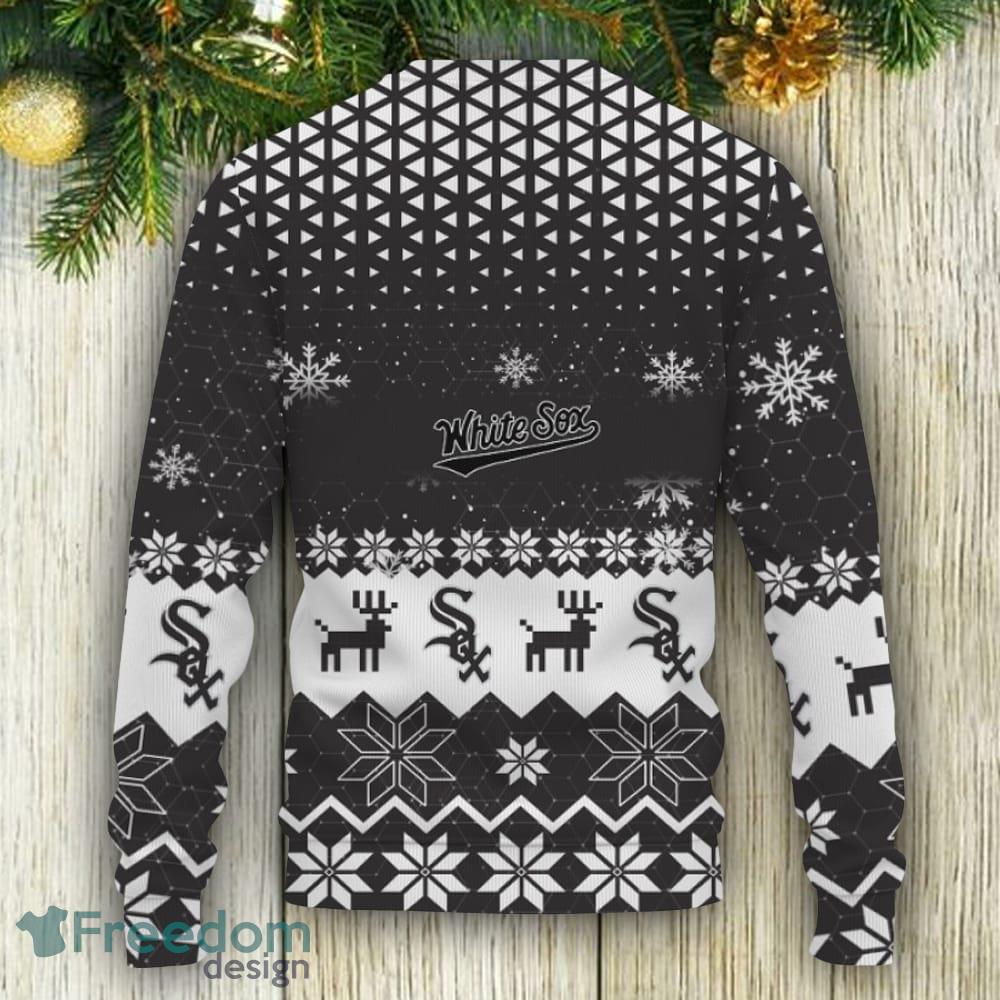 Chicago White Sox Basic Pattern Knitted Sweater For Christmas -  Freedomdesign