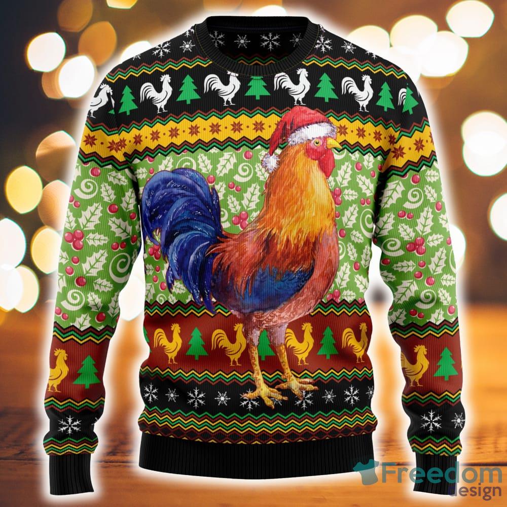 Rooster ugly hotsell christmas sweater