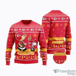 Chiefs Snoopy Ugly Christmas Sweater Men And Women Holiday Gift