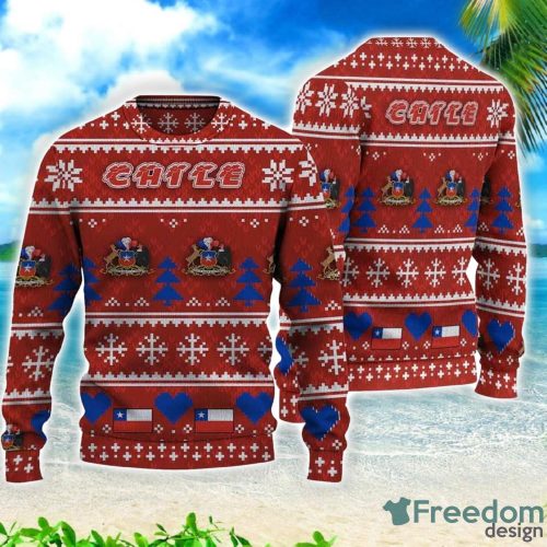 Chile Christmas Gift 3D All Over Printed 3D Sweater Product Photo 1