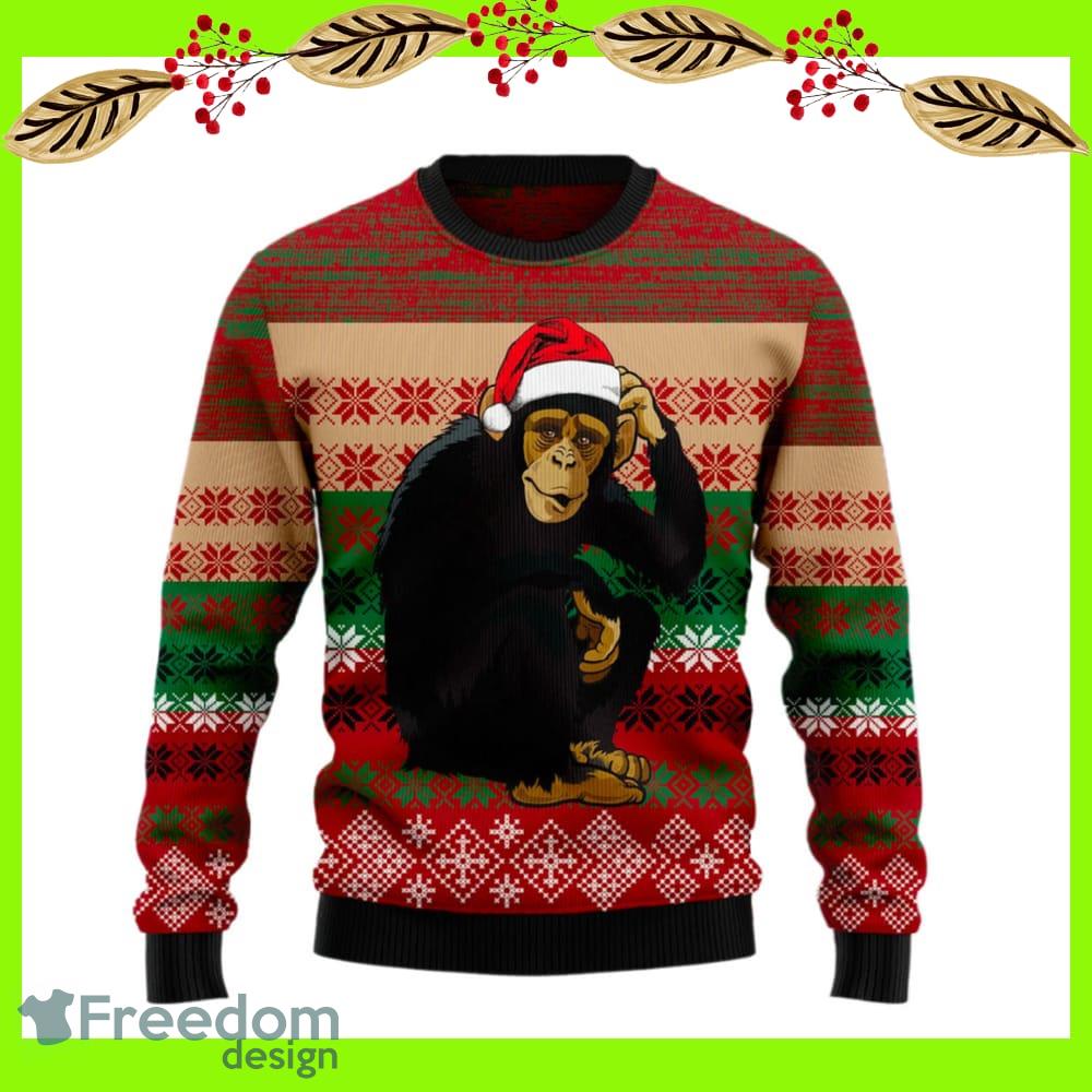 Roll Safe Meme Ugly Christmas Sweater Anime Ape 2023 Gift For Men And Women  - Binteez