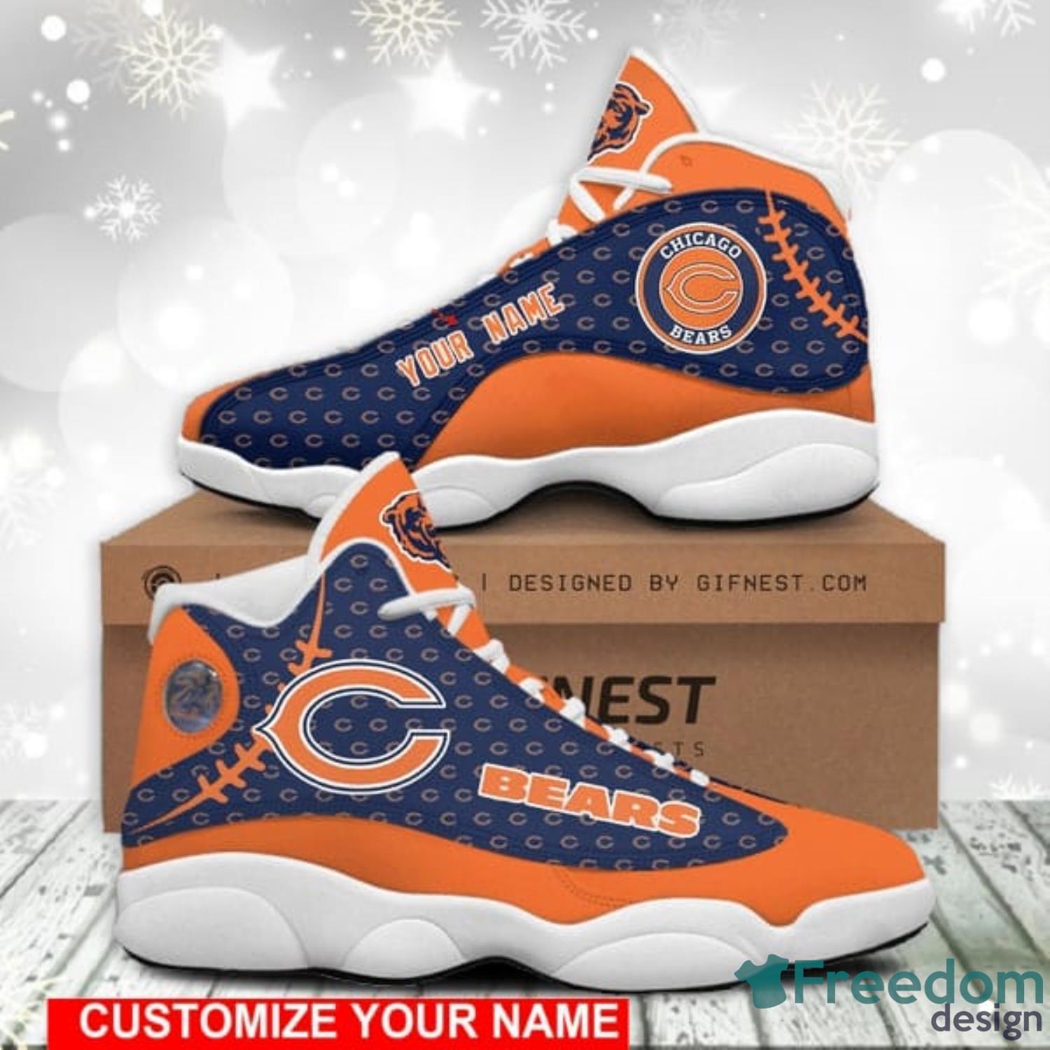 Chicago Bears Football Team Shoes Custom For Fans Sneakers TT13 – Perfectivy