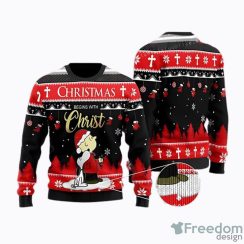 Christmas Begins With Christ Charlie Brown Snoopy Ugly Christmas Sweater Men And Women Holiday Gift