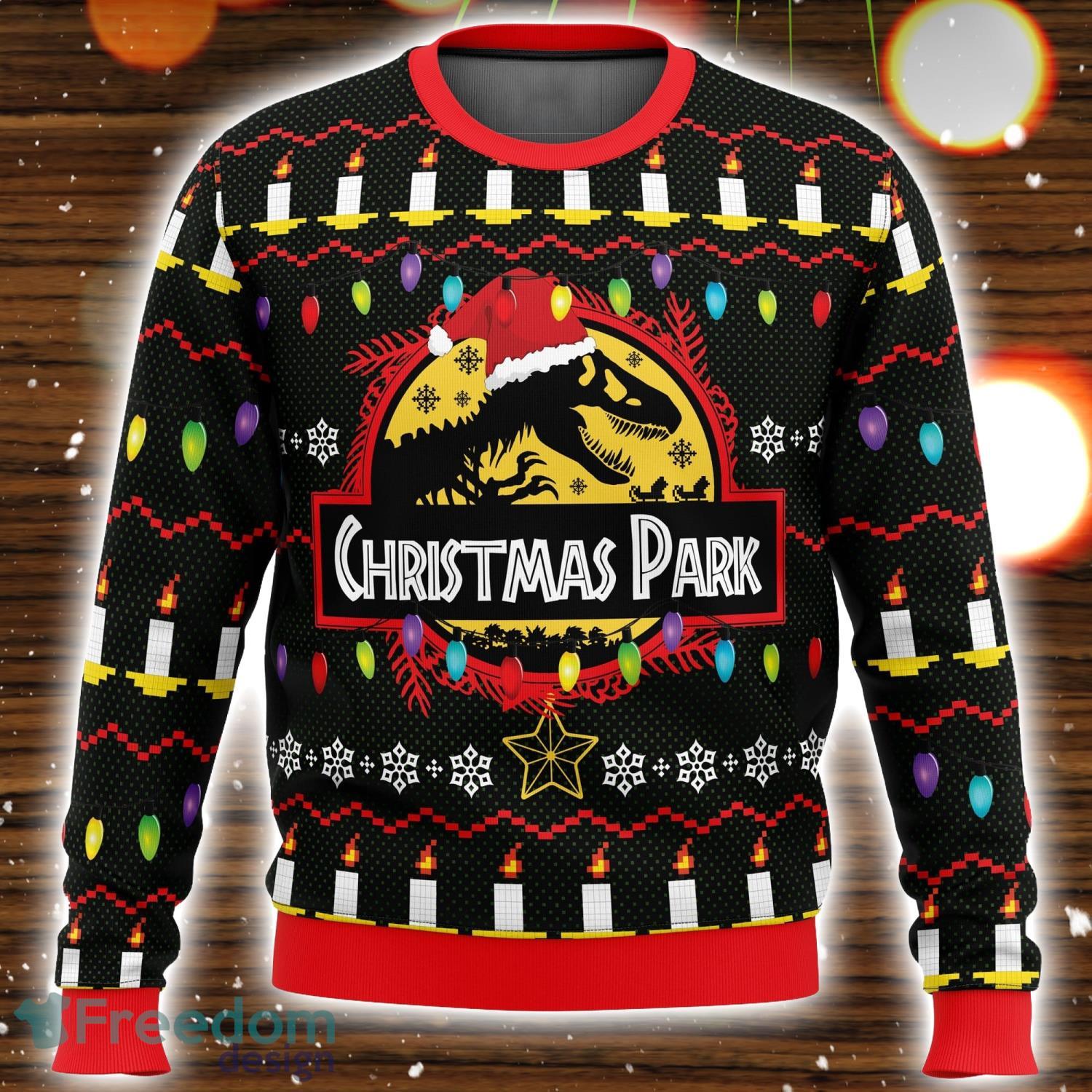 Jurassic park cheap christmas sweater