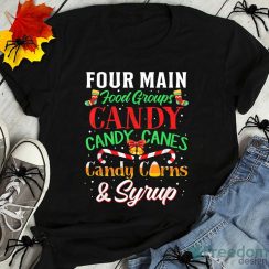 Christmas Party Gift Four Main Food Groups Elf Buddy Christmas Pajama Xmas Christmas Shirt