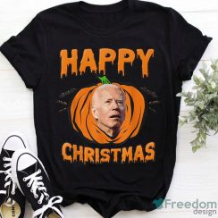 Christmas Party Gift Happy Biden Pumpkin Christmas Halloween Costume 2023 Family Christmas Christmas Shirt