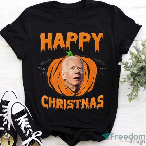 Christmas Party Gift Happy Biden Pumpkin Christmas Halloween Costume 2023 Family Christmas Christmas Shirt Product Photo 1