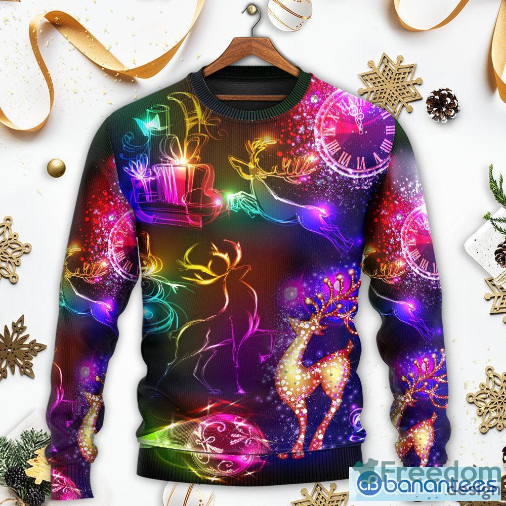 Christmas Bright Neon Lighting Hawaiian Shirt For Men And Women -  Freedomdesign