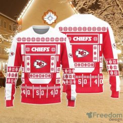 Christmas Sweater Kansas City Chiefs Christmas Ball Snowfalke Pattern 3D Sweater