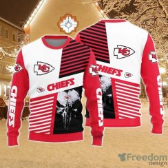 Christmas Sweater Kansas City Chiefs Skull Pattern Limited Edition 3D Sweater