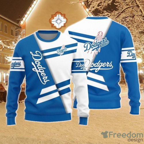 Christmas Sweater Los Angeles Dodgers Basic Pattern Limited Edition 3D Sweater - Stocktee Los Angeles Dodgers Basic Pattern Limited Edition Knitted Sweater NEW058546