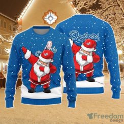 Christmas Sweater Los Angeles Dodgers Dab Santa Limited Edition 3D Sweater