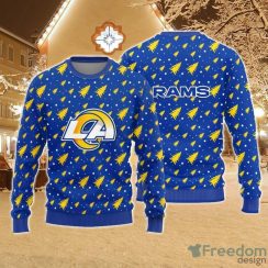 Christmas Sweater Los Angeles Rams Christmas Pine Tree Patterns Pattern 3D Sweater