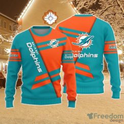 Christmas Sweater Miami Dolphins Basic Pattern Limited Edition 3D Sweater