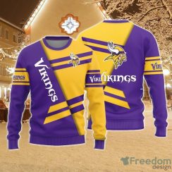 Christmas Sweater Minnesota Vikings Basic Pattern Limited Edition 3D Sweater