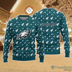 Christmas Sweater Philadelphia Eagles Christmas Pine Tree Patterns Pattern 3D Sweater