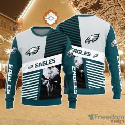 Christmas Sweater Philadelphia Eagles Skull Pattern Limited Edition 3D Sweater