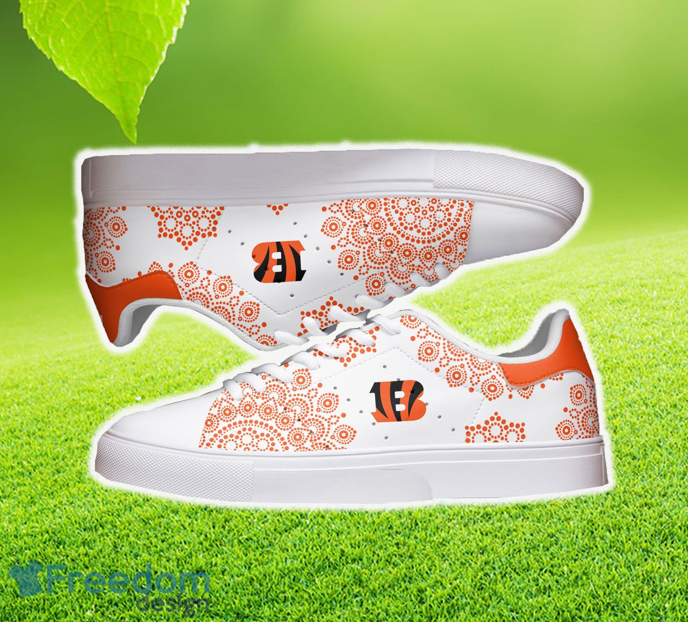 Stripes Pattern Print Cincinnati Bengals Sneakers – Best Funny Store