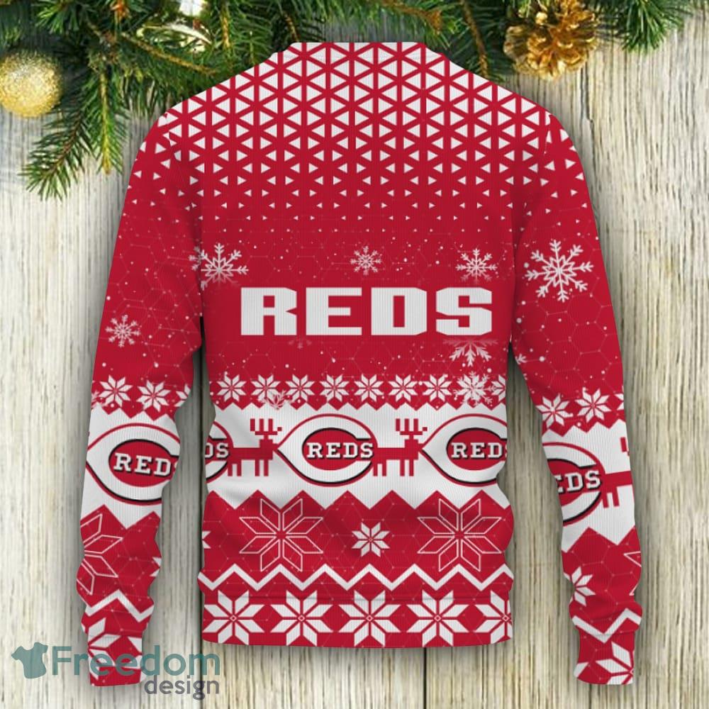 MLB Cincinnati Reds Grinch Christmas Ugly 3D Sweater For Men And Women Gift  Ugly Christmas - Freedomdesign