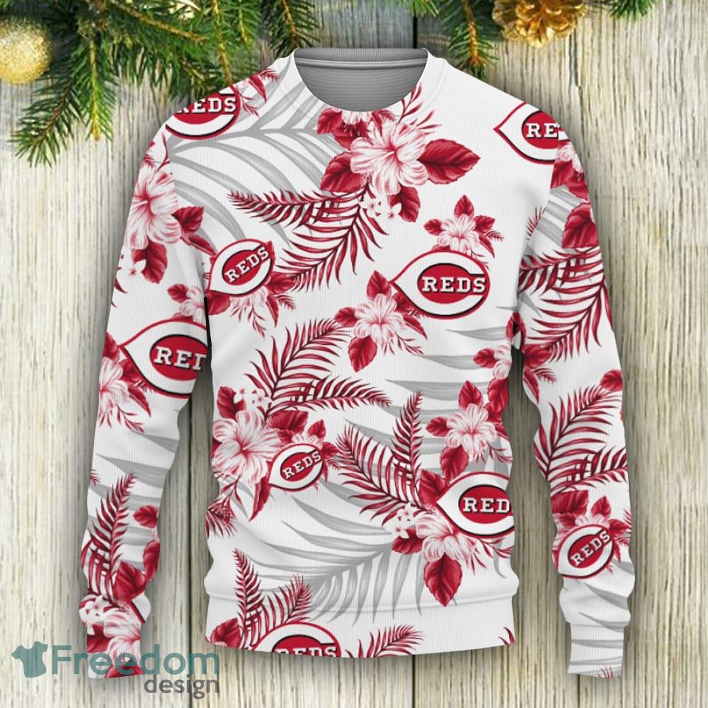 Boston Red Sox Tropical Patterns Knitted Xmas Sweater Gift