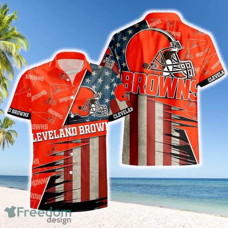 NFL Cleveland Browns Funny 3D NFL Hawaiian Shirt Cool Like - Bring