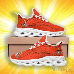 Cleveland Browns Lightning Pattern Max Soul Shoes Product Photo 2