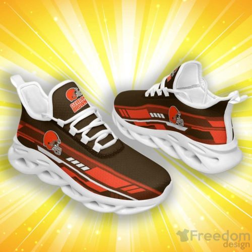 Cleveland Browns Line Partern Max Soul Shoes Product Photo 2