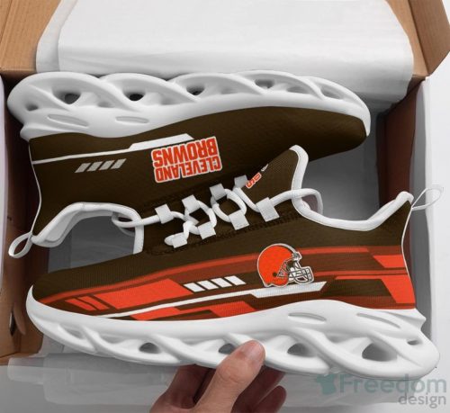 Cleveland Browns Line Partern Max Soul Shoes Product Photo 1