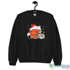 Cleveland Browns Santa Hat Christmas Light Shirt Christmas Gift - Unisex Crewneck Sweatshirt