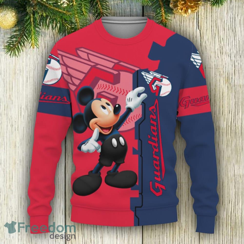 Cleveland Guardians Mickey Mouse x Cleveland Guardians Baseball