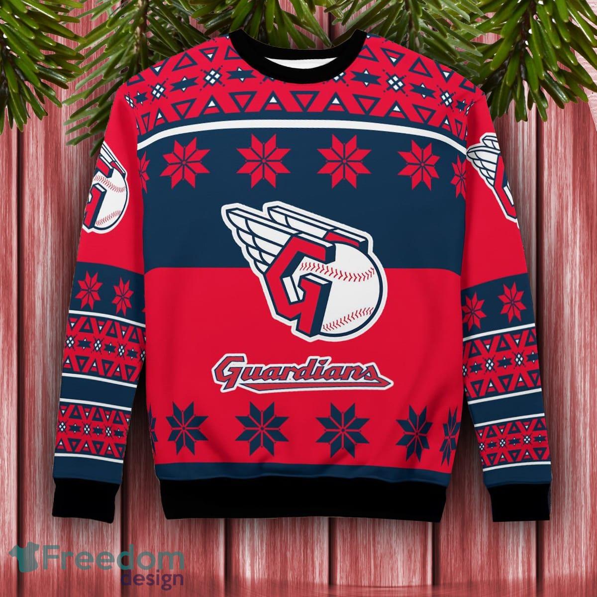 Cleveland Guardians Custom New Uniforms For Fan Gear Knitted Christmas  Sweater - Freedomdesign