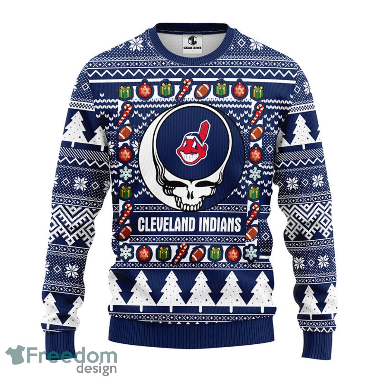 MLB Cleveland Indians Grinch And Scooby-Doo Funny Christmas Gift Ugly  Christmas Sweater - Freedomdesign