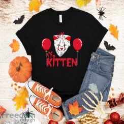 Clown Cat Kitten Halloween Gift T-Shirt Halloween Gift