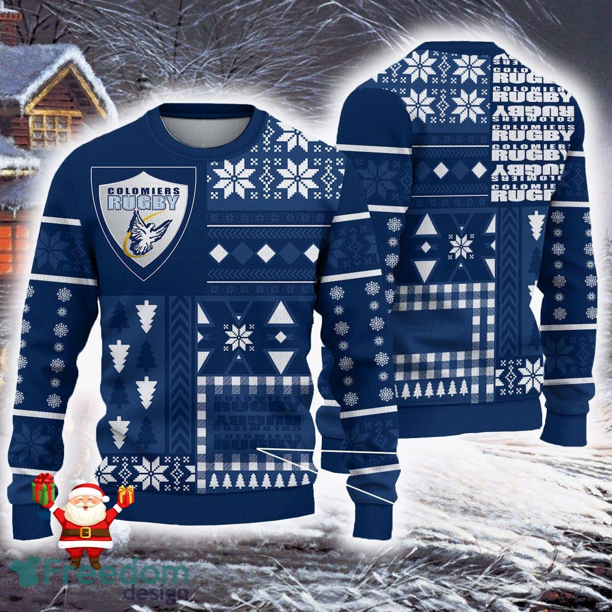 Seattle Kraken Nhl Ice Hockey Christmas Santa Hat AOP Print 3D Ugly Sweater