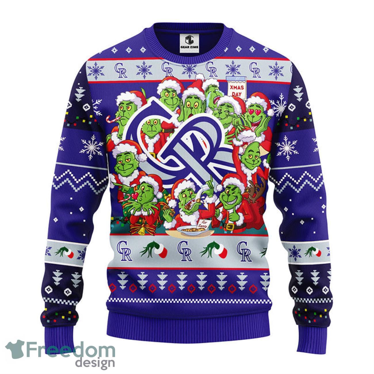 Cleveland Indians Funny Grinch Christmas Ugly Sweater - Jomagift